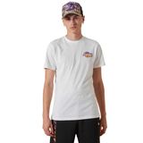 Férfi póló New Era NBA Team Water Print LA Lakers T-shirt White