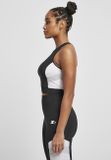 Ladies Starter Sports Cropped Top black/white