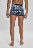 Urban Classics Boxer Shorts 3-Pack blue camo/orange camo/black