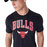 Férfi póló New Era NBA Team Chicago Bulls Regular T-shirt Black