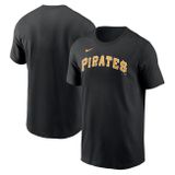 Nike T-shirt Men&#039;s Fuse Wordmark Cotton Tee Pittsburgh Pirates black