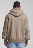 DEF Zip Hoody brown washed01