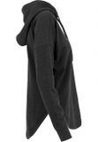 Pulóver Urban Classics Ladies Oversized Terry Hoody charcoal