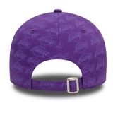 Sapka New Era 9FORTY Team Monogram NBA LA LAkers Purple cap