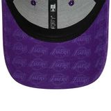 Sapka New Era 9FORTY Team Monogram NBA LA LAkers Purple cap