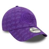 Sapka New Era 9FORTY Team Monogram NBA LA LAkers Purple cap