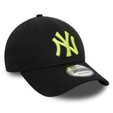 Sapka New Era 9FORTY MLB League Essential NY Yankees Black Neon Green adjustable cap