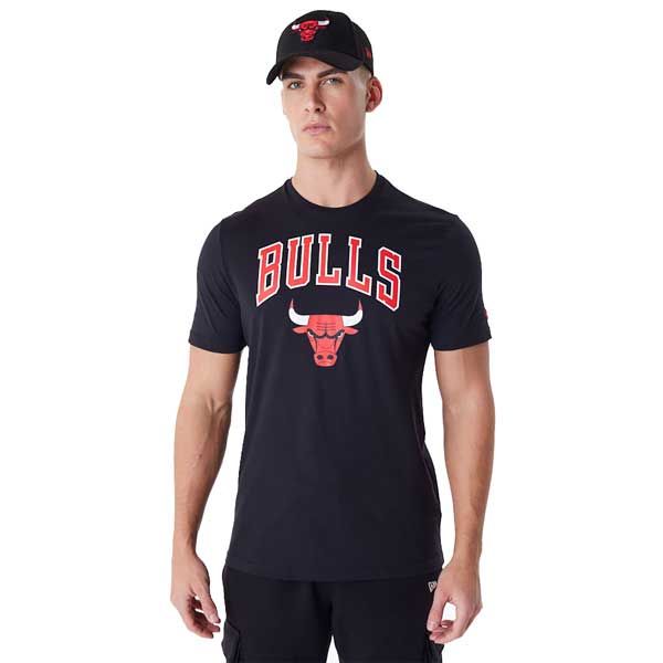 Férfi póló New Era NBA Team Chicago Bulls Regular T-shirt Black