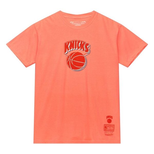 Mitchell & Ness T-shirt New York Knicks Golden Hour Glaze SS Tee orange