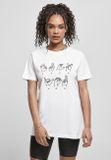 Mr. Tee Ladies FU Sign Language Tee white