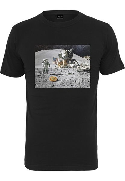 Mr. Tee Pizza Moon Landing Tee black