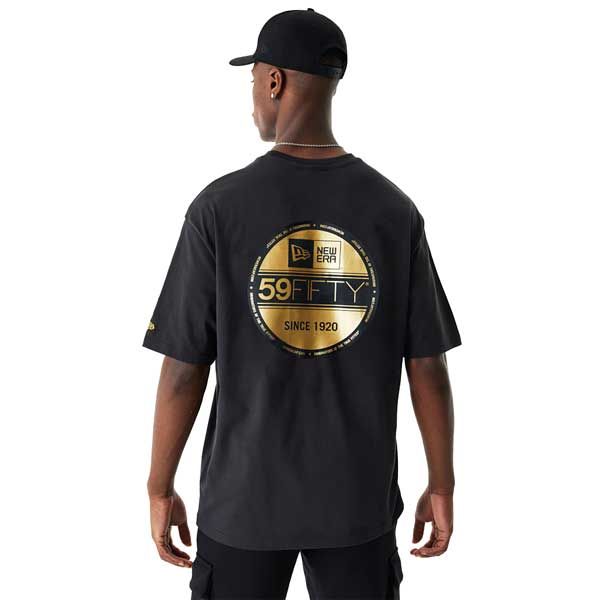 Férfi póló New Era Lifestyle 59FIFTY Oversized T-Shirt Black