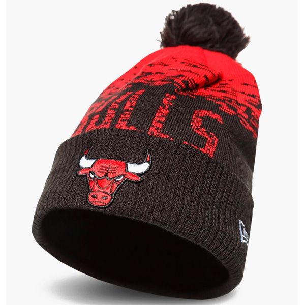 Téli Sapka New Era MLB Sport Knit Cuff Chicago Bulls Winter Cap