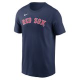 Nike T-shirt Men's Fuse Wordmark Cotton Tee Boston Red Sox midnight navy