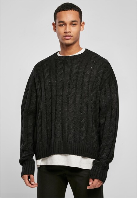 Urban Classics Boxy Sweater black akciós termékkép 1