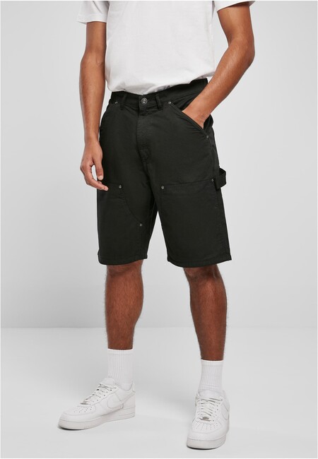 Urban Classics Double Knee Carpenter Shorts black akciós termékkép 1