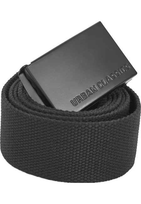 Urban Classics Long Canvas Belt black akciós termékkép 1