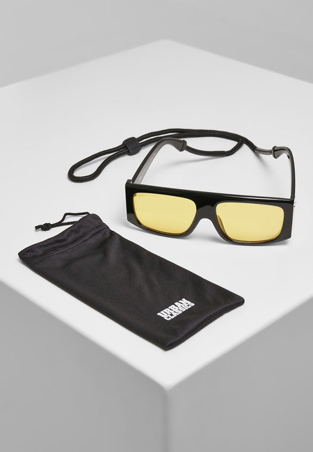 Raja Gangstagroup.hu Strap black/yellow Sunglasses - with Urban - Classics Hip Online Store Fashion Hop