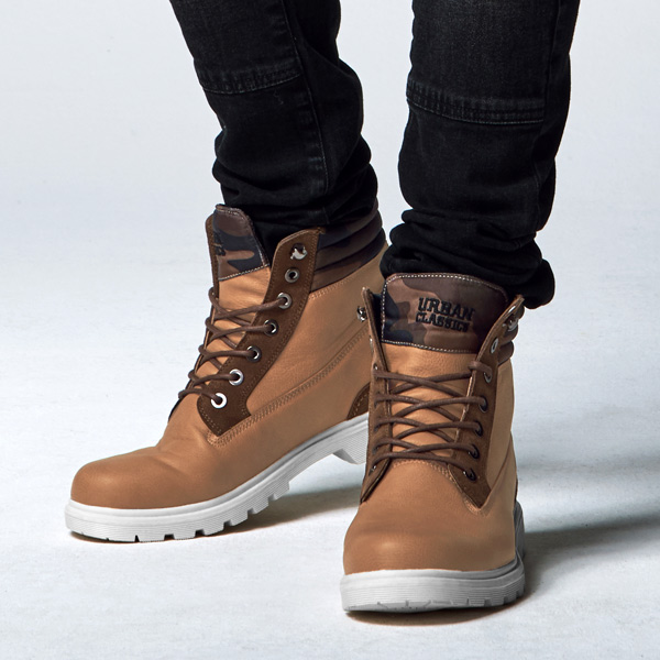 Urban Classics Winter Boots beige/woodcamo akciós termékkép 1