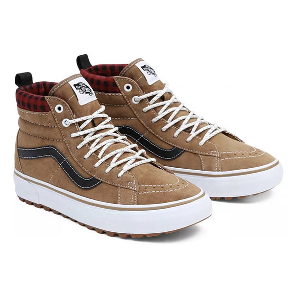 Téli Cipo Vans UA SK8-Hi MTE-1 PLAID BROWN akciós termékkép 1